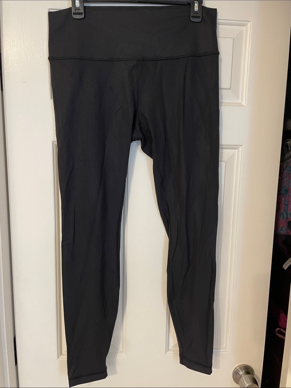Women’s Lululemon leggings size 12 black shimmer